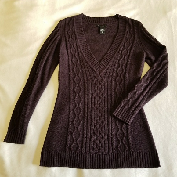 New York & Company Plum Sweater, Size XS - Picture 1 of 3